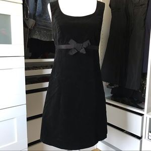 Mod Black Velvet Holiday Dress